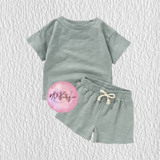 Organic cotton short set